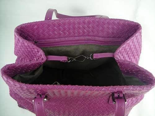 Bottega Veneta Lambskin Tote Bag 1026 purple